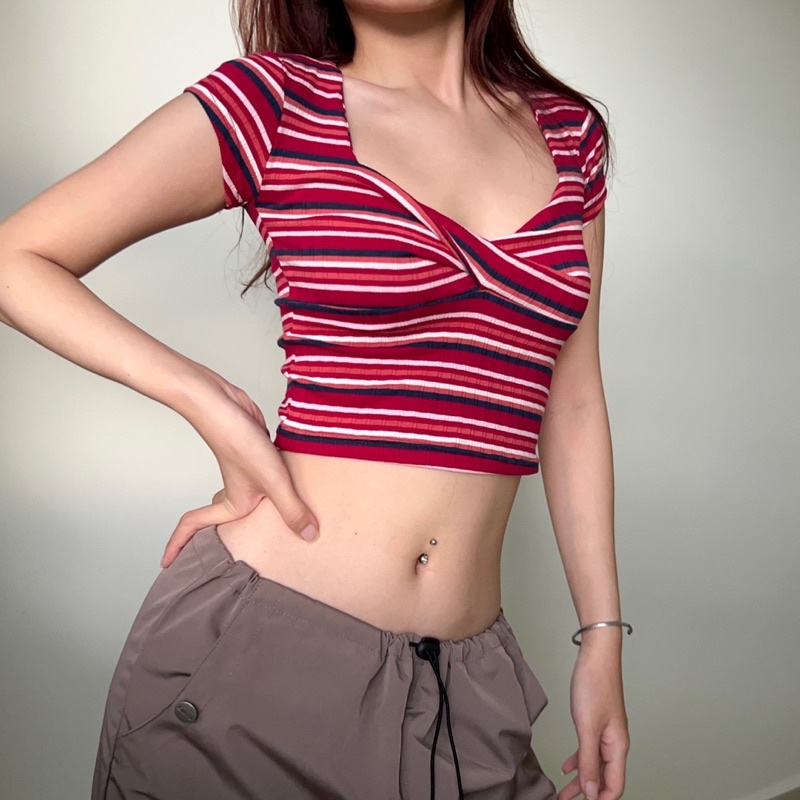 Áo ERRORIST frepink / frered croptop