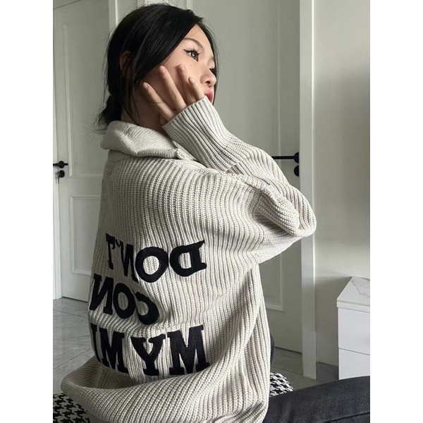 Áo Khoác Len Gân Siêu Dày Dặn Cá Tính