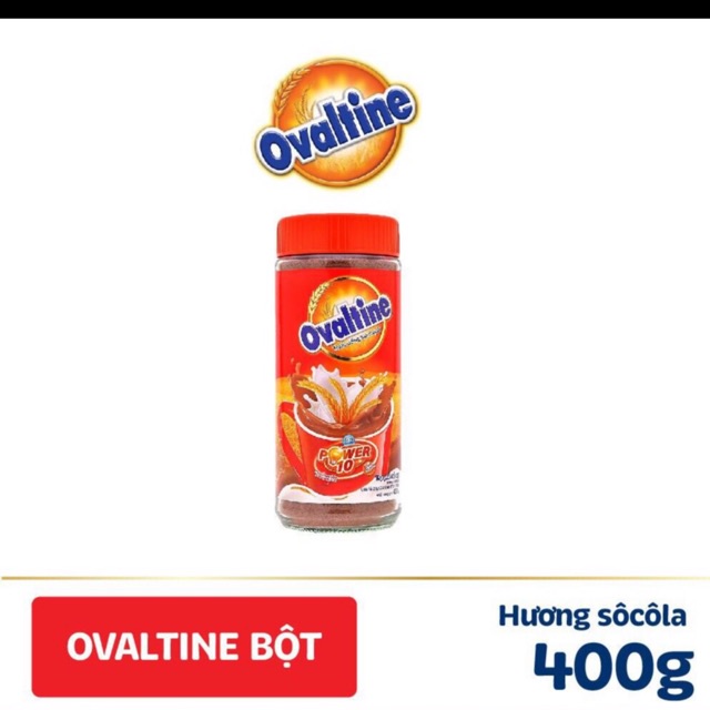 Bột sữa Ovaltine cho Người lớn và trẻ em 400 gr trong hủ-[FREE SHIP] TỪ ĐƠN 50K