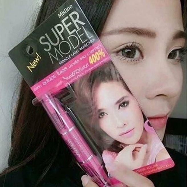 Mascara SUPER MODEL Mistine ( Hàng Chuẩn Hãng Mistine Thái Lan )