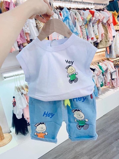 [Trọc] Bộ JEAN CẬU BÉ mã 7085