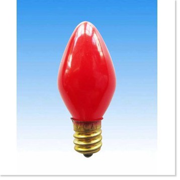 Bóng đèn led quả nhót dùng thắp ban thờ - vỏ nhựa siêu bền