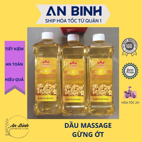 (Q1-HCM) Tinh Dầu Massage Body Dùng Trong Spa TMV 550ML