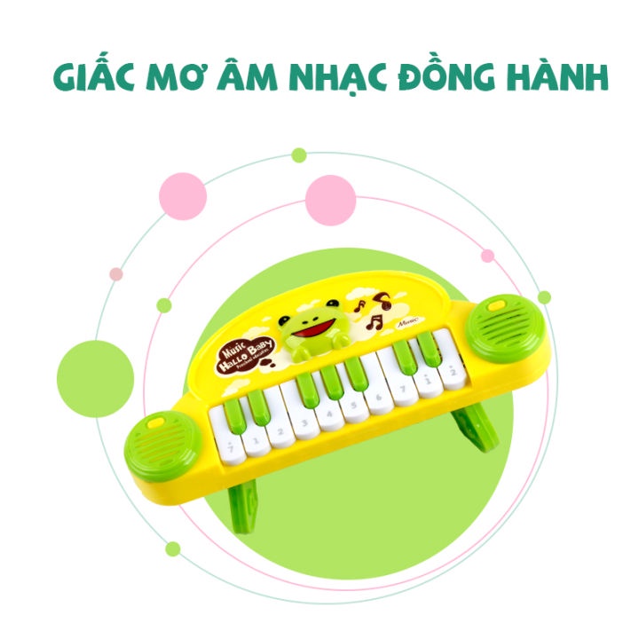 Đồ chơi nhạc cụ cây đàn Piano Hallo Baby giúp bé gia tăng khả năng sáng tạo và hoạt bát hơn