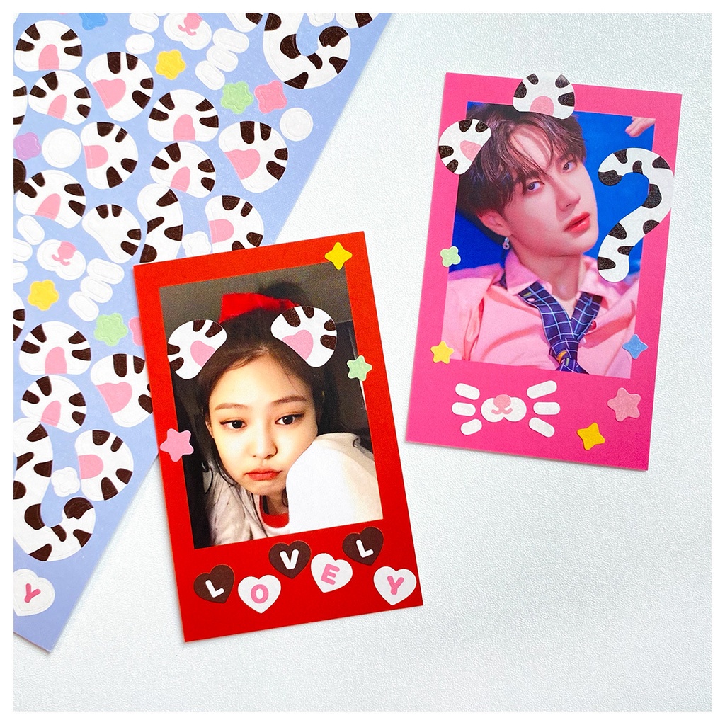 Miếng Dán Trang Trí Hình Mèo Dễ Thương