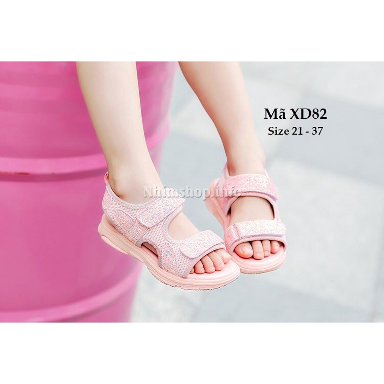 Dép Sandal Kim Tuyến Quai Ngang Cho Bé Gái 1 - 12 Tuổi XD82