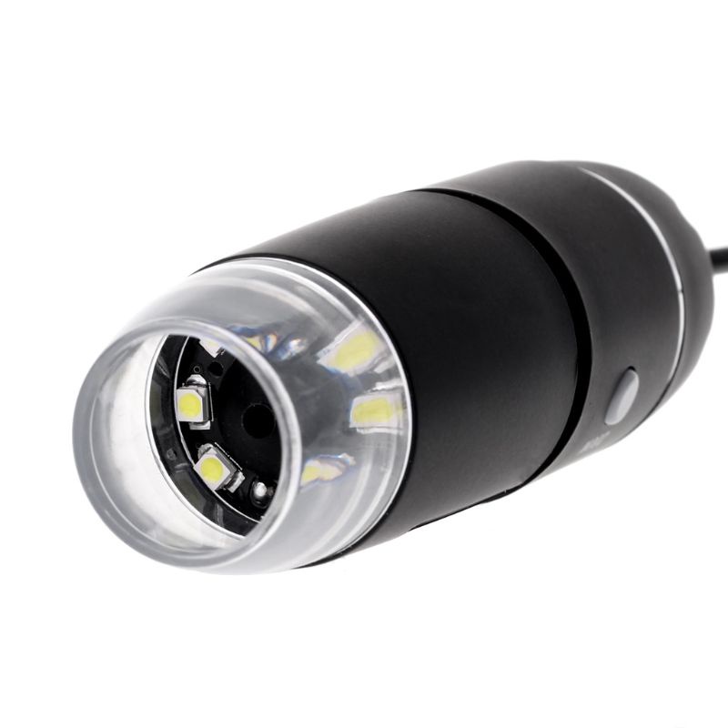 Kính hiển vi kỹ thuật số Shas 1600X USB 8LED kèm giá đỡ