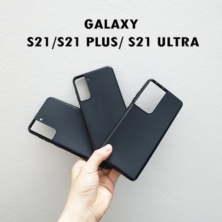 Ốp lưng Samsung Galaxy S21 / S21 Plus / S21 Ultra dẻo đen nhám chống ố vàng