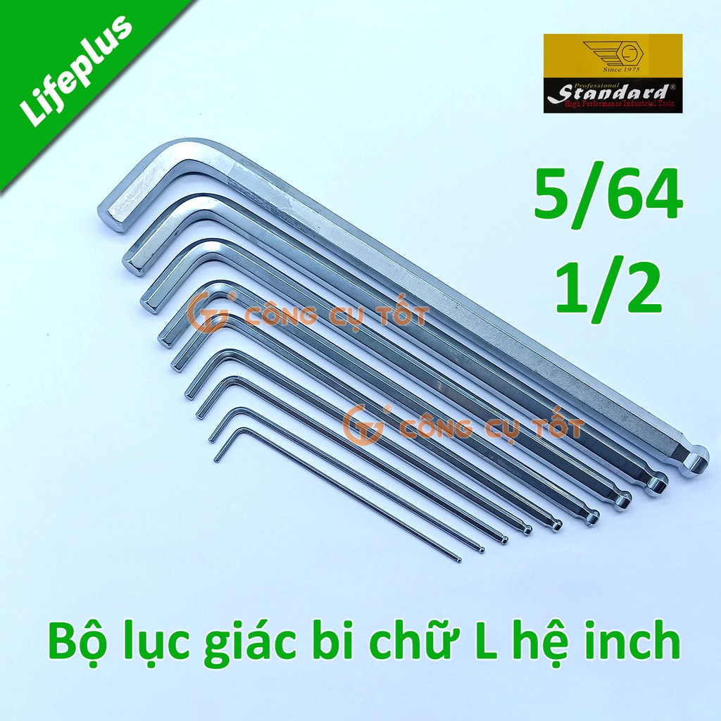 Lục giác bi lẻ hệ inch chữ L Standard