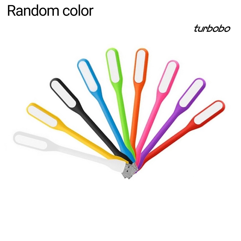 Turbobo Đèn LED USB Mini Linh Hoạt Di Động Để Đọc Sách Cho Máy Tính Laptop PC