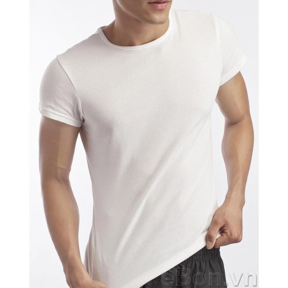 Áo lót nam 100% cotton trắng LEDATEX siêu rẻ