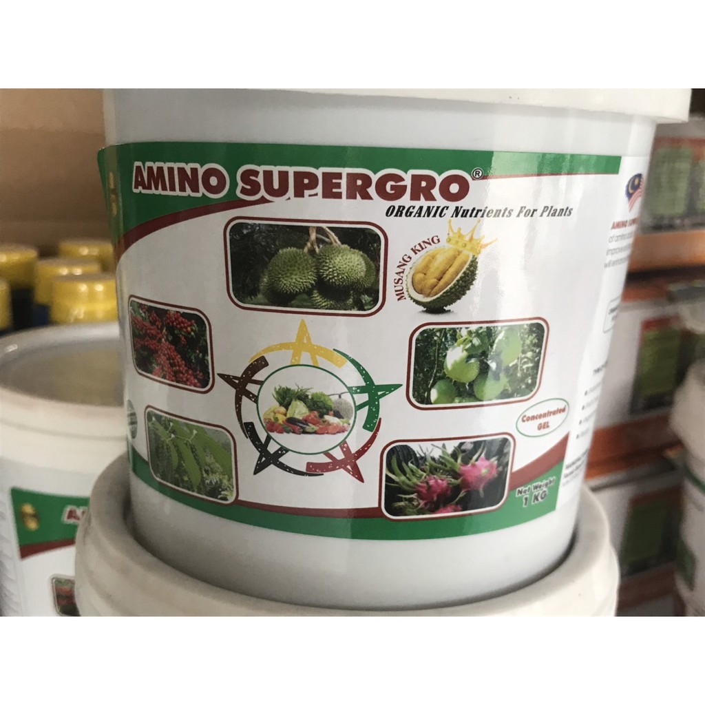Phân bón NK hữu cơ AMINO SUPERGRO nhập khẩu - Hộp 1Kg
