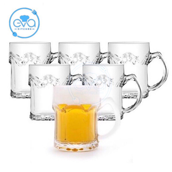 Bộ 12 Ly Thủy Tinh Có Quai 330 Ml Việt Nam 332VN