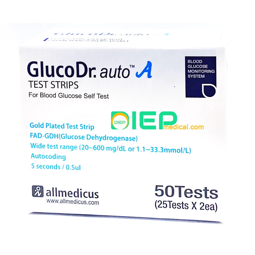✅ GlucoDr auto A – Que thử đường huyết chính hãng dùng cho máy GlucoDr.auto A và GlucoDr.auto meter AGM-4000