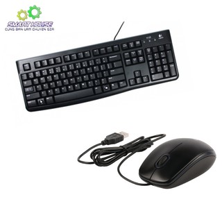 Bộ Phím Chuột Logitech K120 + B100 Hàng Cao Cấp