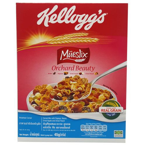 Ngũ cốc dinh dưỡng Kellogg’s Mueslix Orchard Beauty hộp 45g