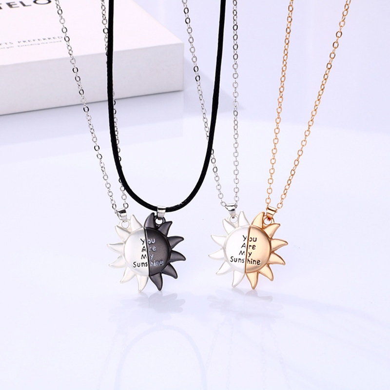 Set 2 Vòng cổ Mặt Trời Cho Cặp Đôi