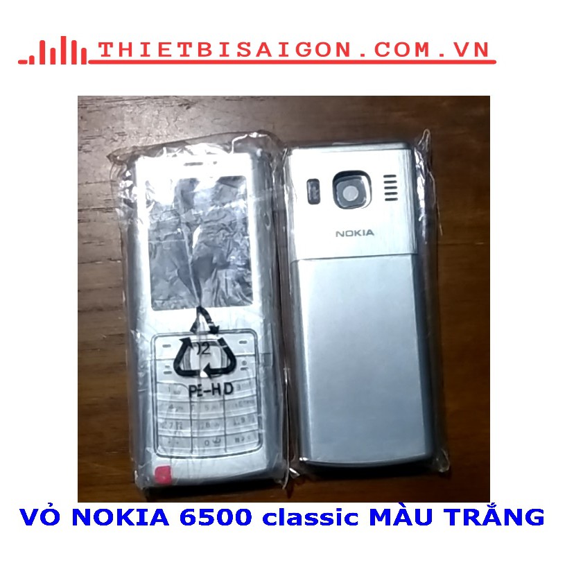 VỎ NOKIA 6500 CLASSIC MÀU TRẮNG