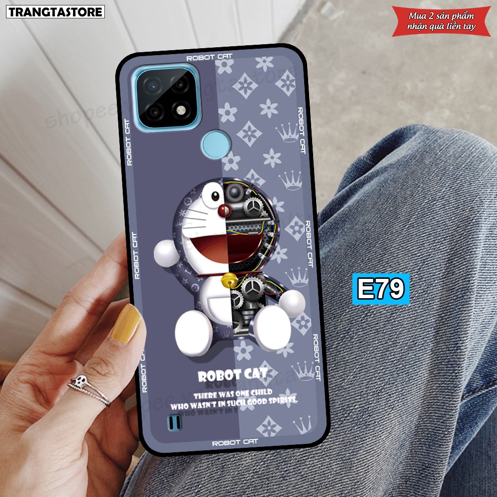 Ốp Realme C21 / C21Y / C25 / C25s / C25Y in hình gấu Bearbrick,Metal Style,Doremon siêu dễ thương chất lượng