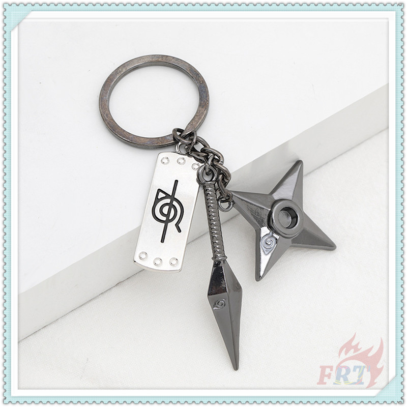 Móc Khóa Naruto - Shurken Kunai 1pc 3 Pendants Keyrings Accessories Gifts