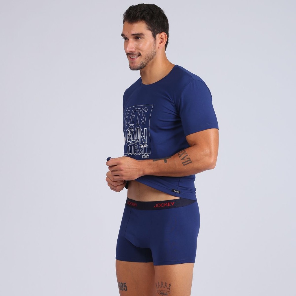 Áo Phông Nam Jockey Cotton Ngắn Tay Màu Đen Xanh Đen Mềm Mại Cao Cấp - JAMT0206B | BigBuy360 - bigbuy360.vn