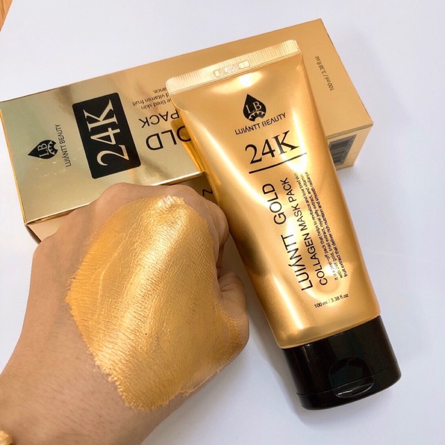 MẶT NẠ VÀNG 24k COLLAGEN LUIANTT HÀN QUỐC