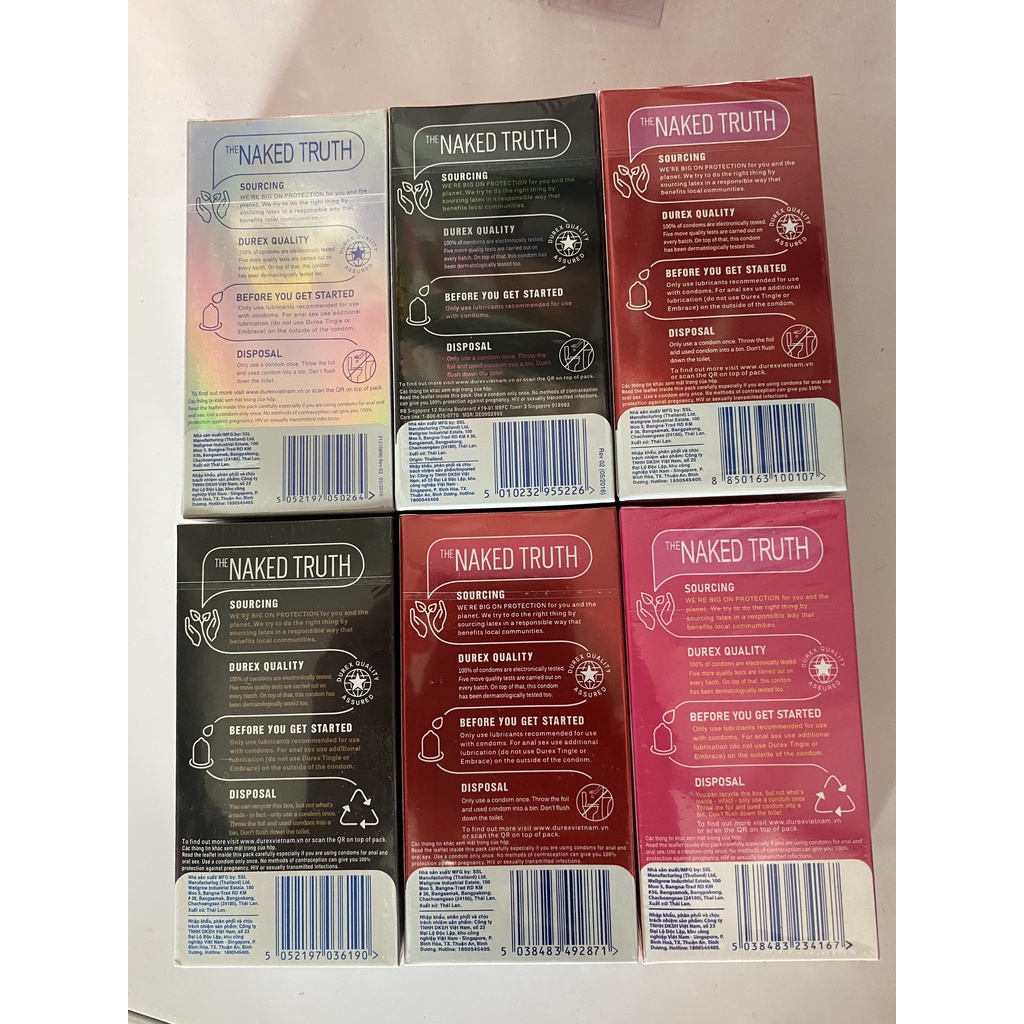 Bao cao su Durex Pleasuremax, Performa, Invisible, Fertherlite, Kingtex, Fertherlite Ultima