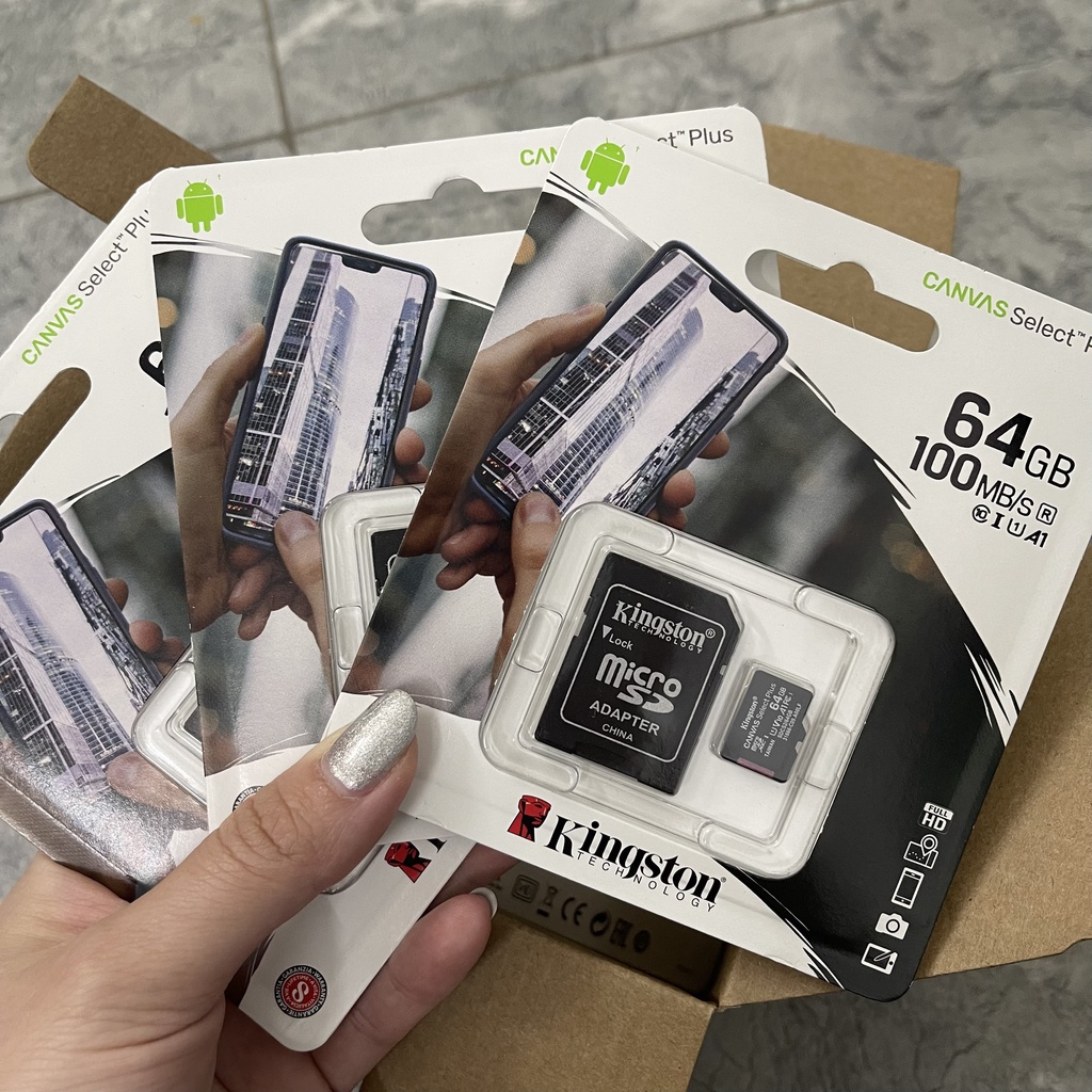 Thẻ nhớ Kingston 64GB Micro SD Class 10 - Hàng chính hãng