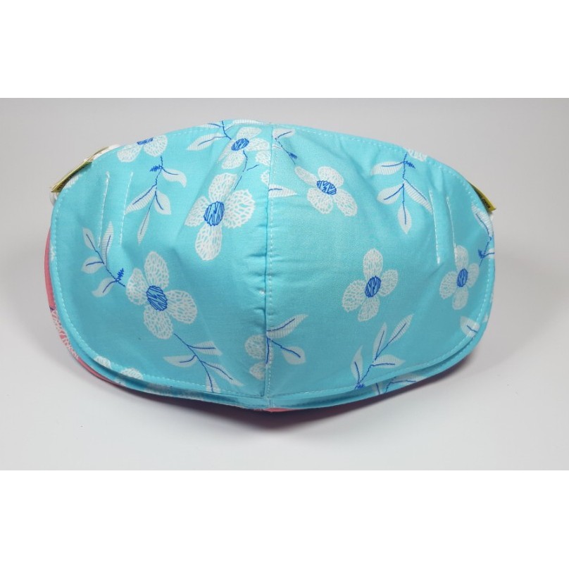 KHẨU TRANG NỮ Loại che tai bo tròn In hình hoa mai lớn loại Dày 3 lớp Chất liệu vải mềm dày Chống nắng Phòng dịch bệnh | BigBuy360 - bigbuy360.vn