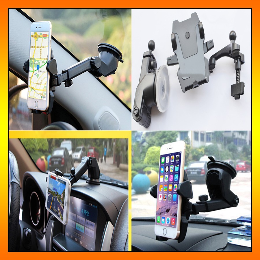 Giá đỡ điện thoại hít chân không thông minh trên ô tô- Kep điện thoại trên xe hơi