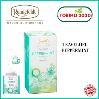 [HÀNG NHẬP KHẨU] Trà Túi Lọc Trà Ronnefeldt tea - Teavelope Peppermint 1 hộp / 25 Sachets