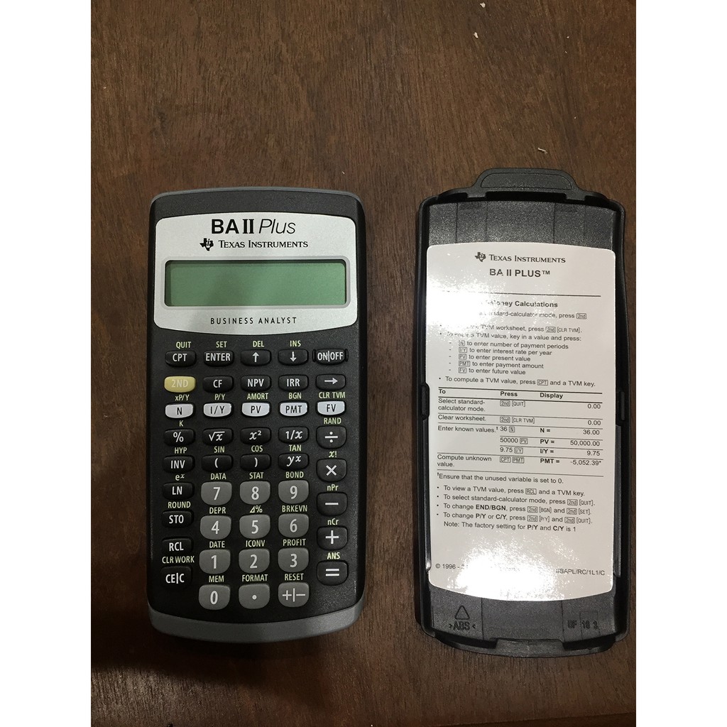 [Nhập mã THAIBABA giảm 50%] BA II Plus Texas Instruments - -hàng chính hãng hộp xấu