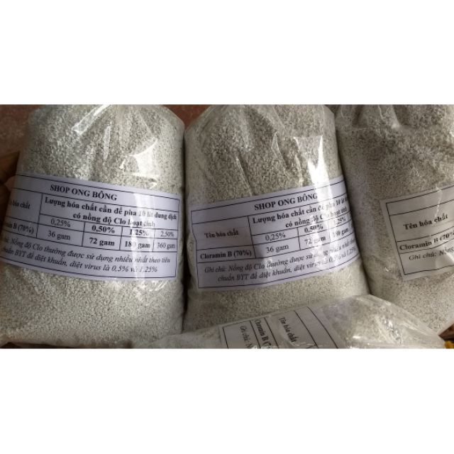 Cloramin B đậm đặc 70% túi 1kg