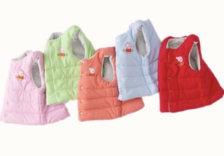 Áo gilê cotton mặc 2 mặt