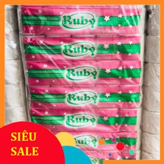 Giấy vệ sinh ruby hồng 2 lớp