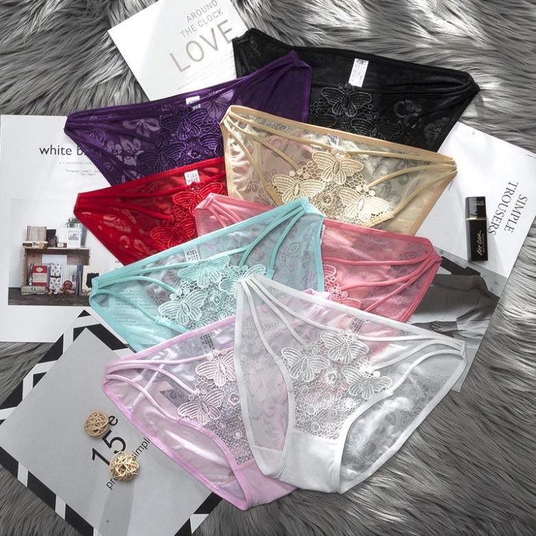 Quần lót ren ôm mông quyến rũ quần chip lọt khe nữ sexy quần xì freesize gợi cảm 265 | BigBuy360 - bigbuy360.vn