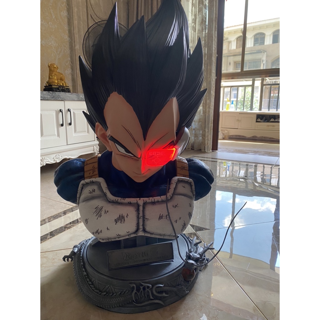 [CAO 1 MÉT NẶNG 20KG] Mô hình bán thân RESIN VEGETA giống của Độ Mixi từ MRC studio figure recast cao cấp mixigaming 1:1