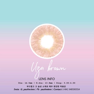 KÍNH ÁP TRÒNG UZA BROWN