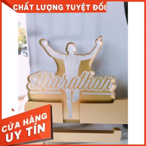 Giá treo huy chương điền kinh, marathon,running, Mẫu mới 58x18cm