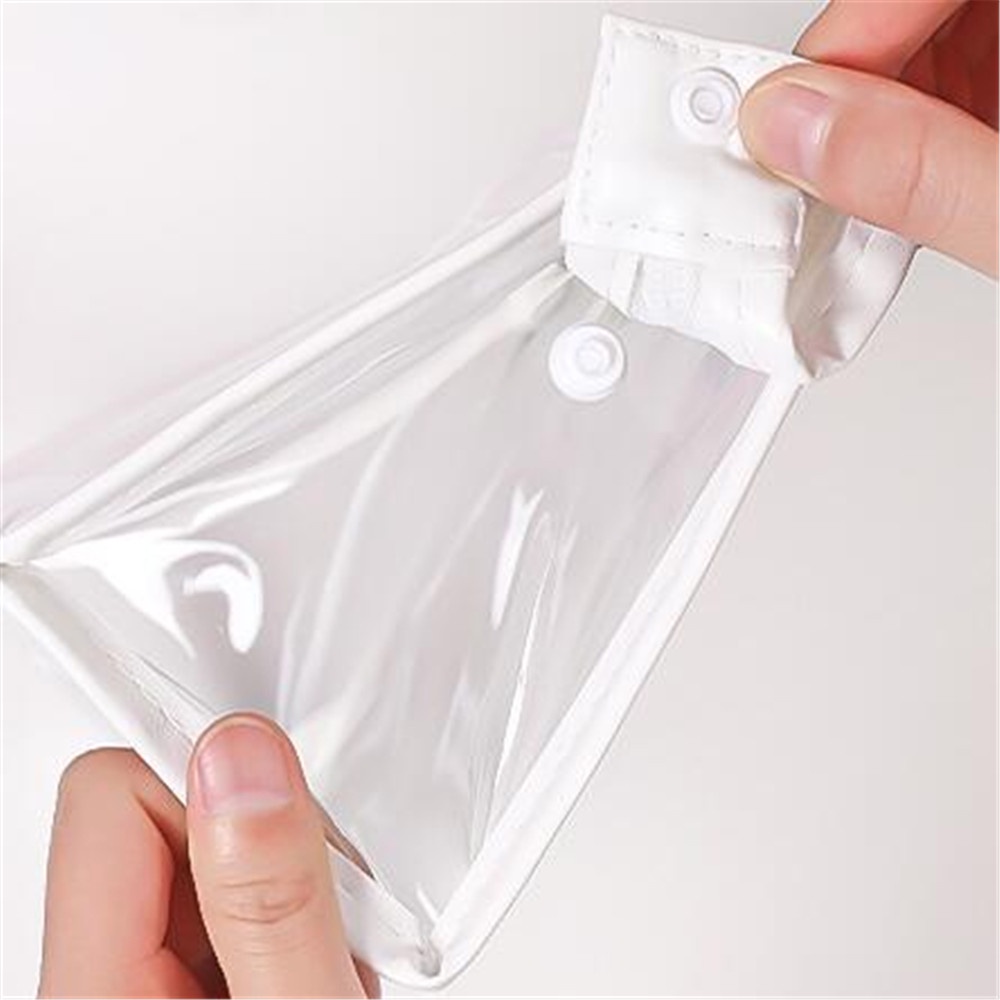 Túi đựng bút/mỹ phẩm trong suốt chống thấm nước sức chứa lớn tiện dụng