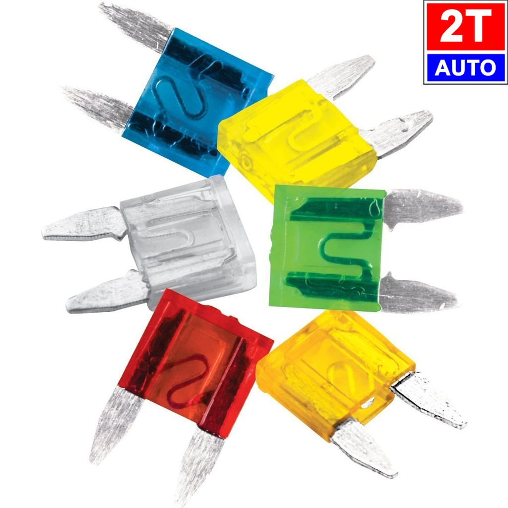 Bộ 05 Cầu chì ô tô xe hơi các loại ampe khác nhau - Car Fuse:   SKU:124