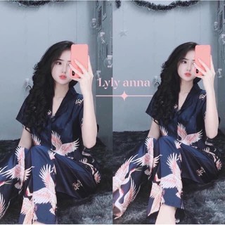 [PIJAMA] Bộ ngủ lụa cao cấp