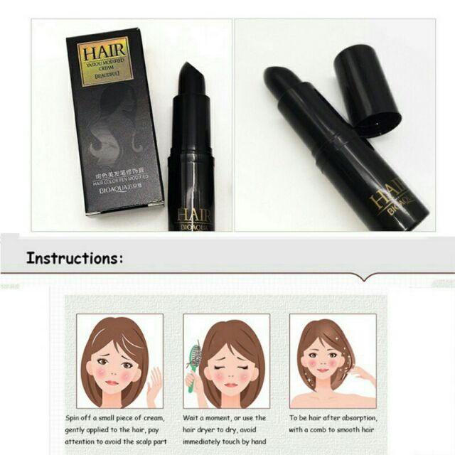 Son nhuộm tóc bạc tạm thời Bioaqua che chân tóc bạc | BigBuy360 - bigbuy360.vn