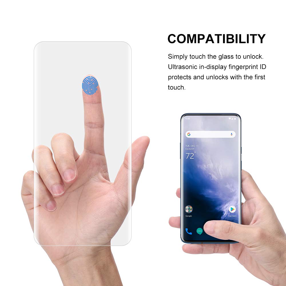 Kính cường lực bảo vệ toàn màn hình chất lượng cao cho OnePlus 8 7 7T Pro 1+8 1+7 1+7T pro 5G