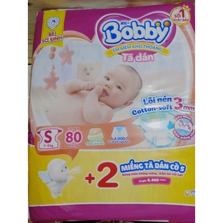Tã dán Bobby S80 + 4 miếng