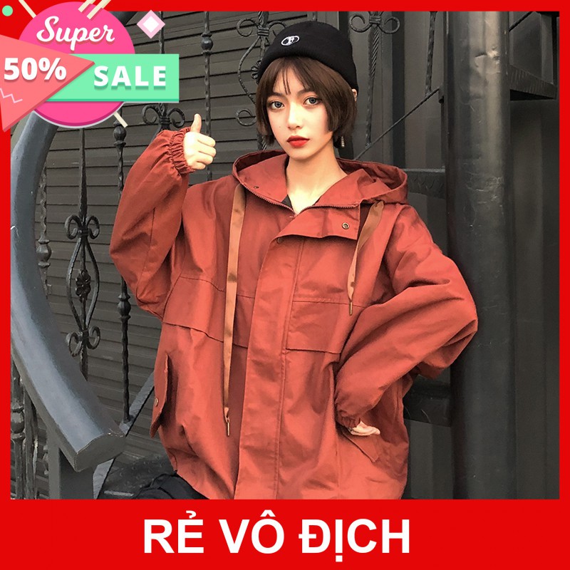 [ÁO KHOÁC ULZZANG]{ORDER} Áo khoác kaki  - Jacket ulzzang Hàn Quốc