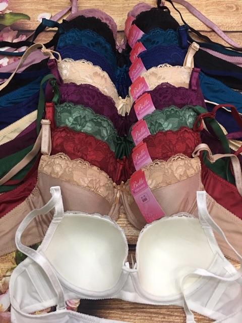 Áo lót belle đúc mỏng ren 3/4 .CÀI SAU