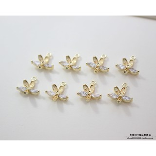 Bông Hoa Nhỏ Mạ Vàng 18K