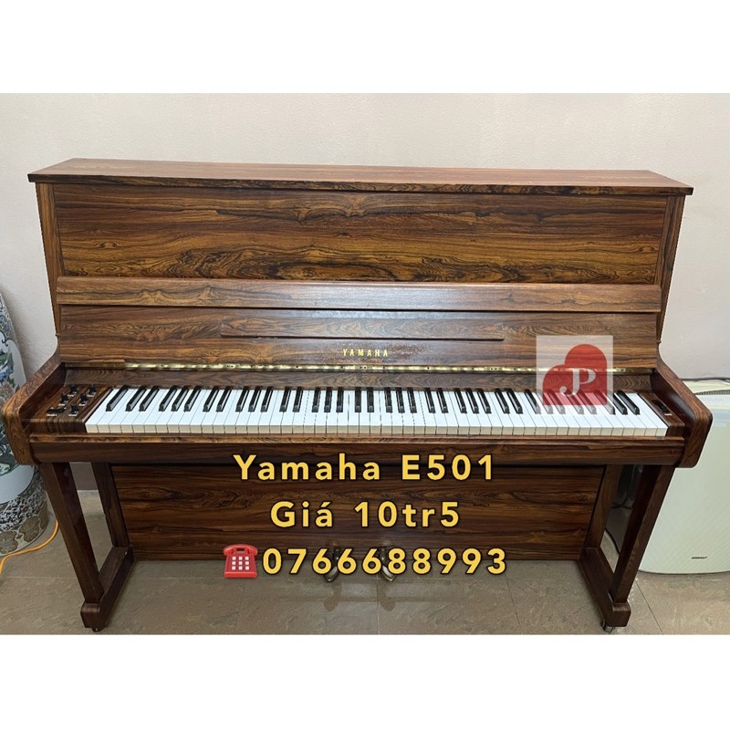 Đàn Piano Yamaha điện giả cơ E501 màu gỗ cực đẹp