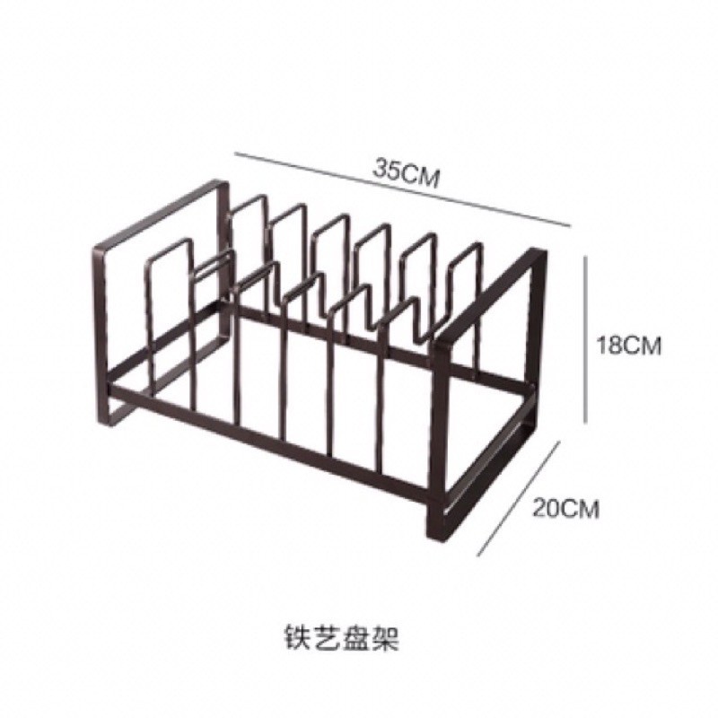 giá cài vung thớt thép đen 304 không gỉ cao cấp 3110 GDTH